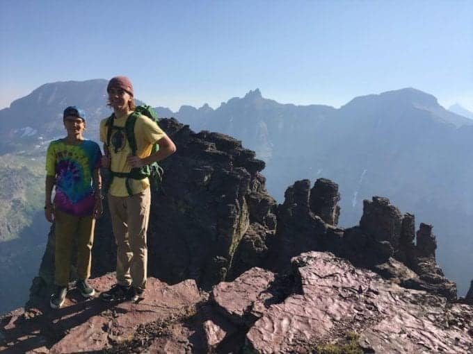 Mt Oberlin hike in Glacier National Park, Montana