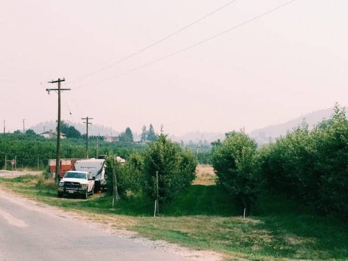 While on route from Banff National Park in Canada and heading to Vancouver, B.C., we made an overnight stop at one incredible place through Harvest Hosts: Scenic Road Cider Company.