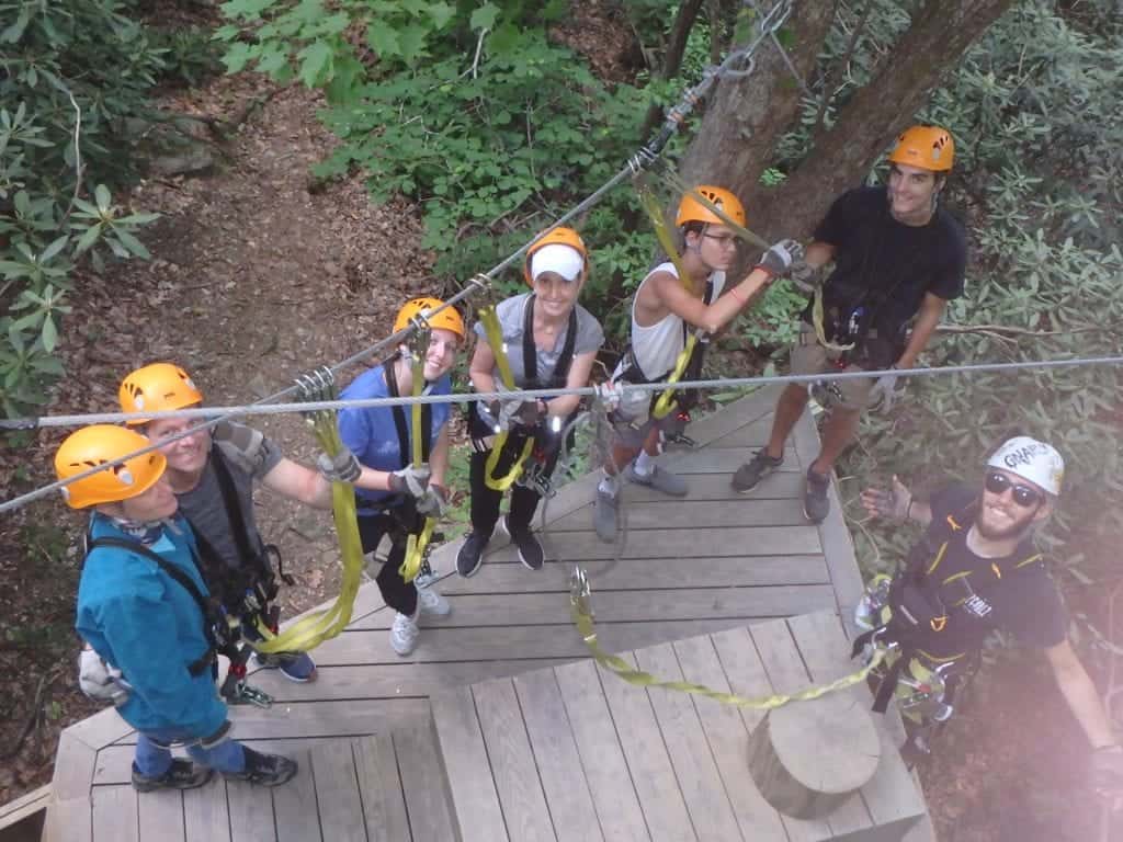 The Gorge Zipline outside of Asheville North Carolina