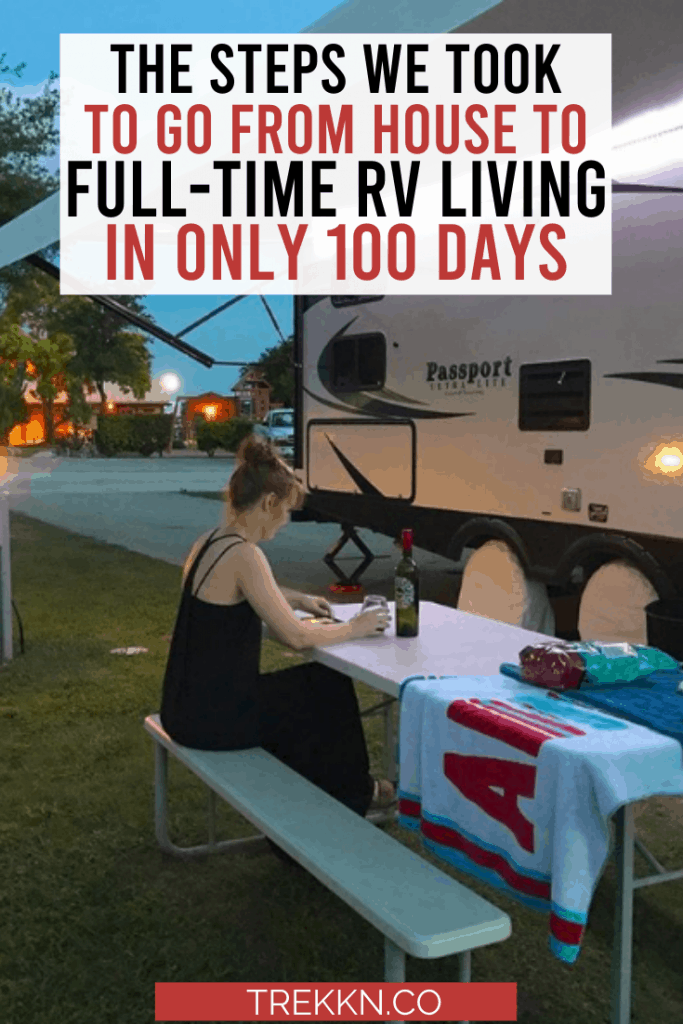 Full-Time RV Living Steps