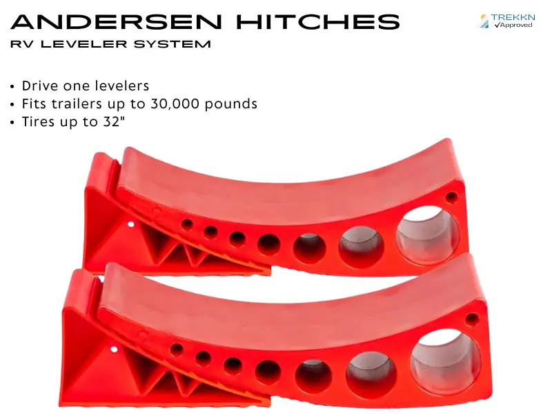 Set of RV levelers by Andersen Levelers