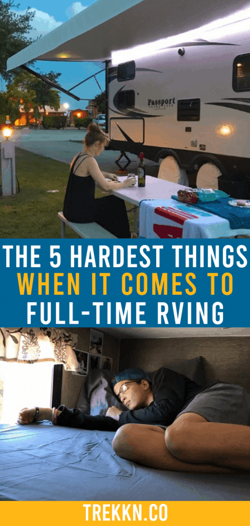 Hardest parts about full-time RV living