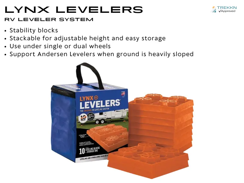 Set of Lynx RV Leveling blocks