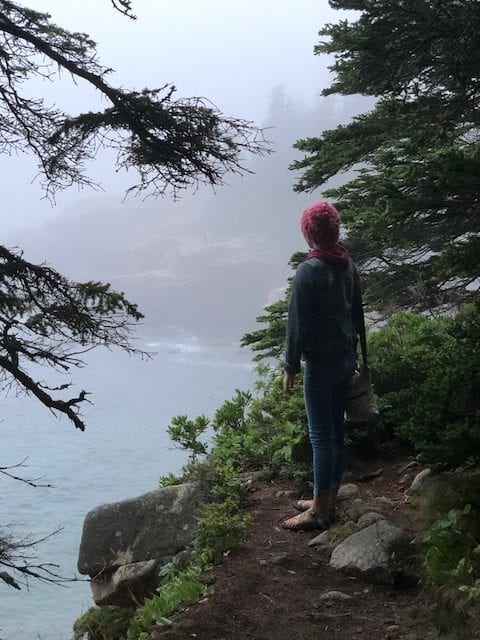 At Monument Cove, you can get a great view of some unique rock formations. Or you can just stand on the edge of the coast and stare in blissful silence.