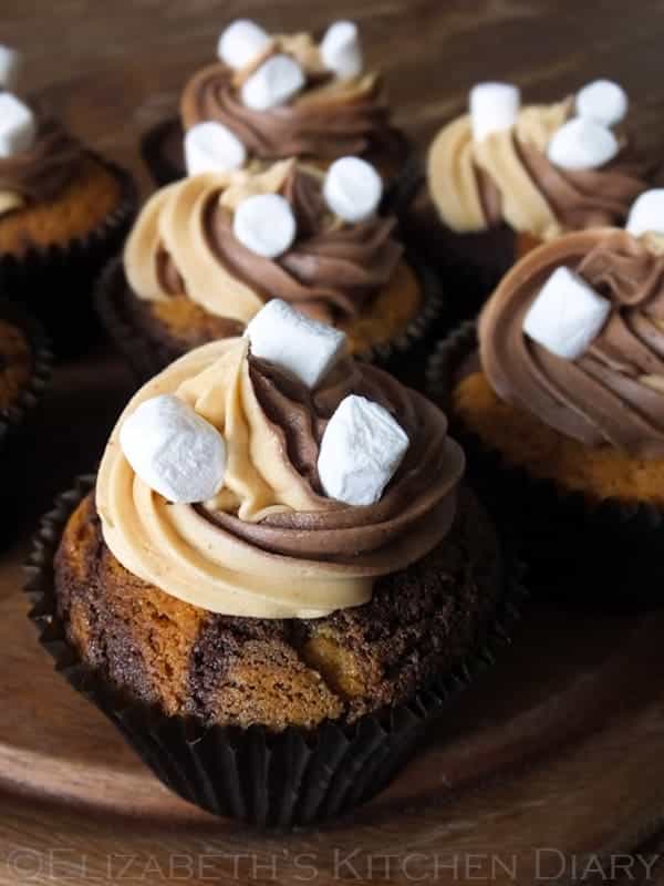 S'mores cupcake