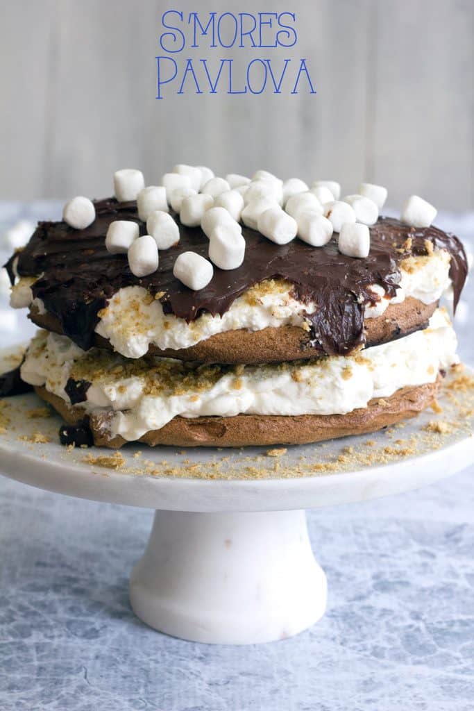 Smores Pavlova recipe