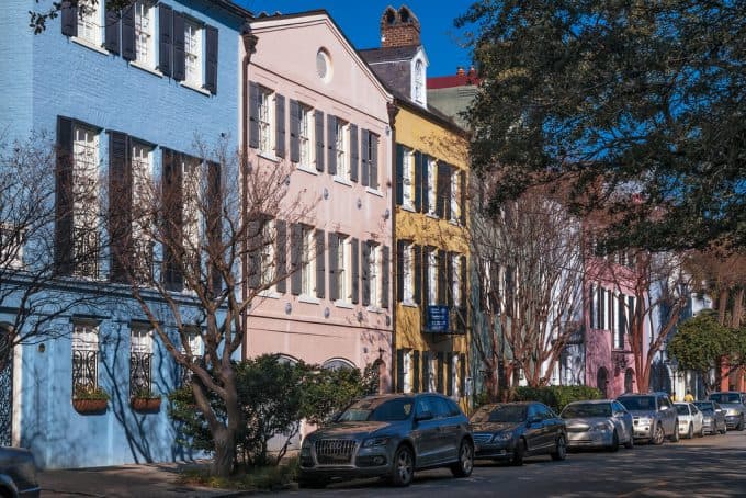 Row Houses in Charleston South Carolina