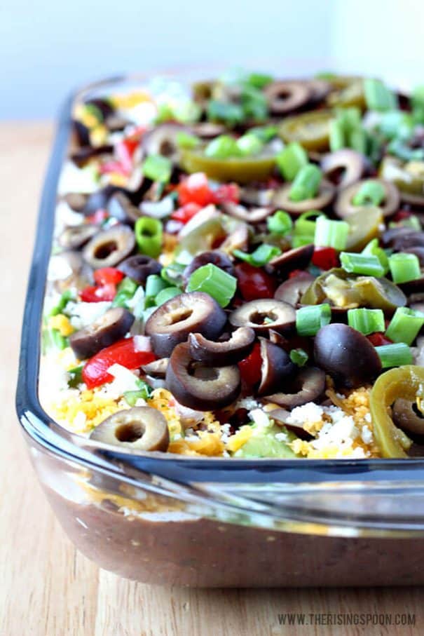 7 layer bean dip