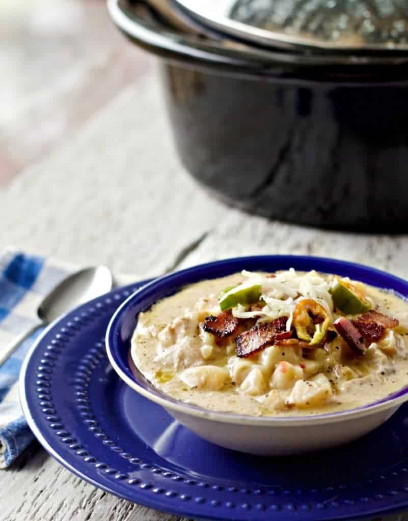 instant pot baked potato soup