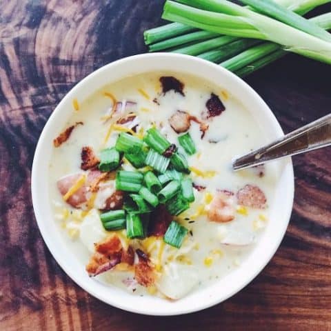 Instant Pot Potato Corn Chowder