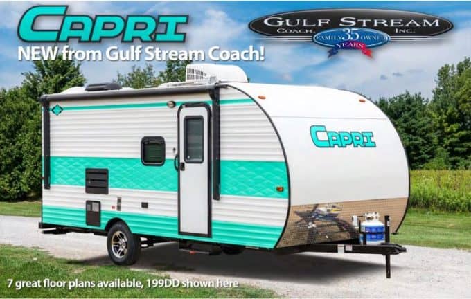 The Gulf Stream Capri is the perfect retro camper