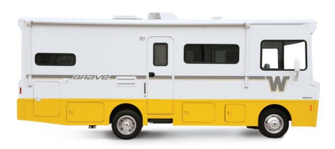 The Winnebago Brave is a classic retro camper