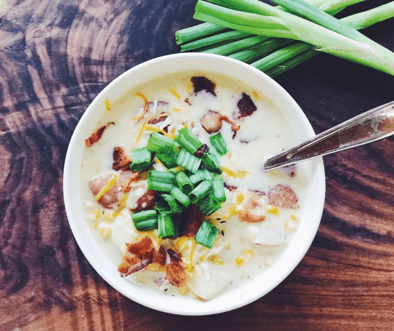 Instant Pot Potato Corn Chowder Recipe