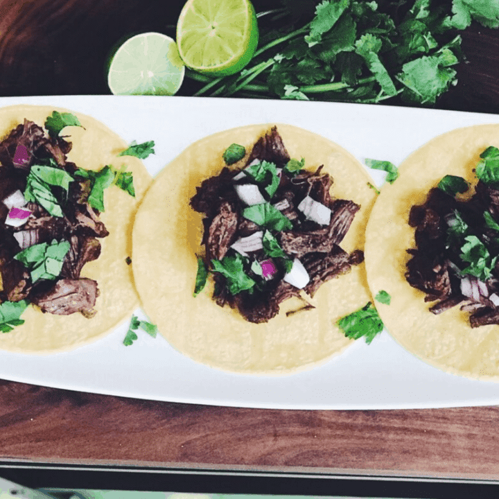 Instant Pot Shredded Beef Tacos