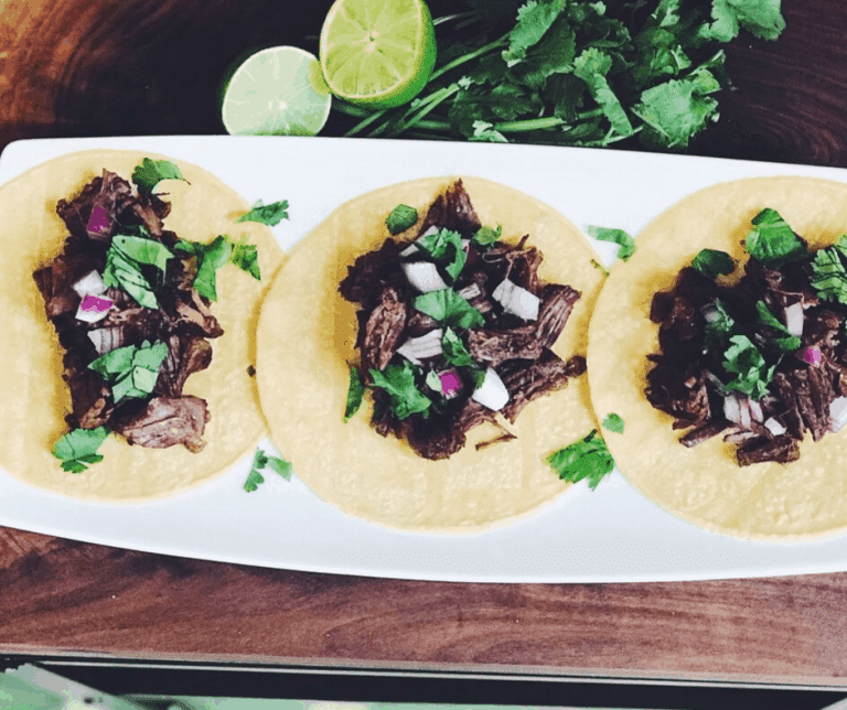 Instant Pot Shredded Beef Tacos