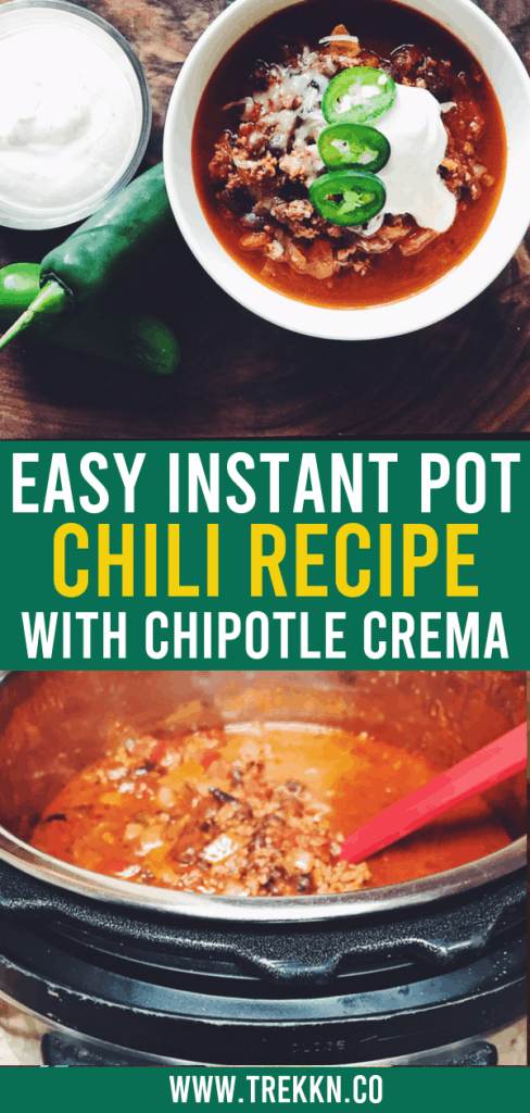 Instant Pot Chili Recipe with Ground Beef