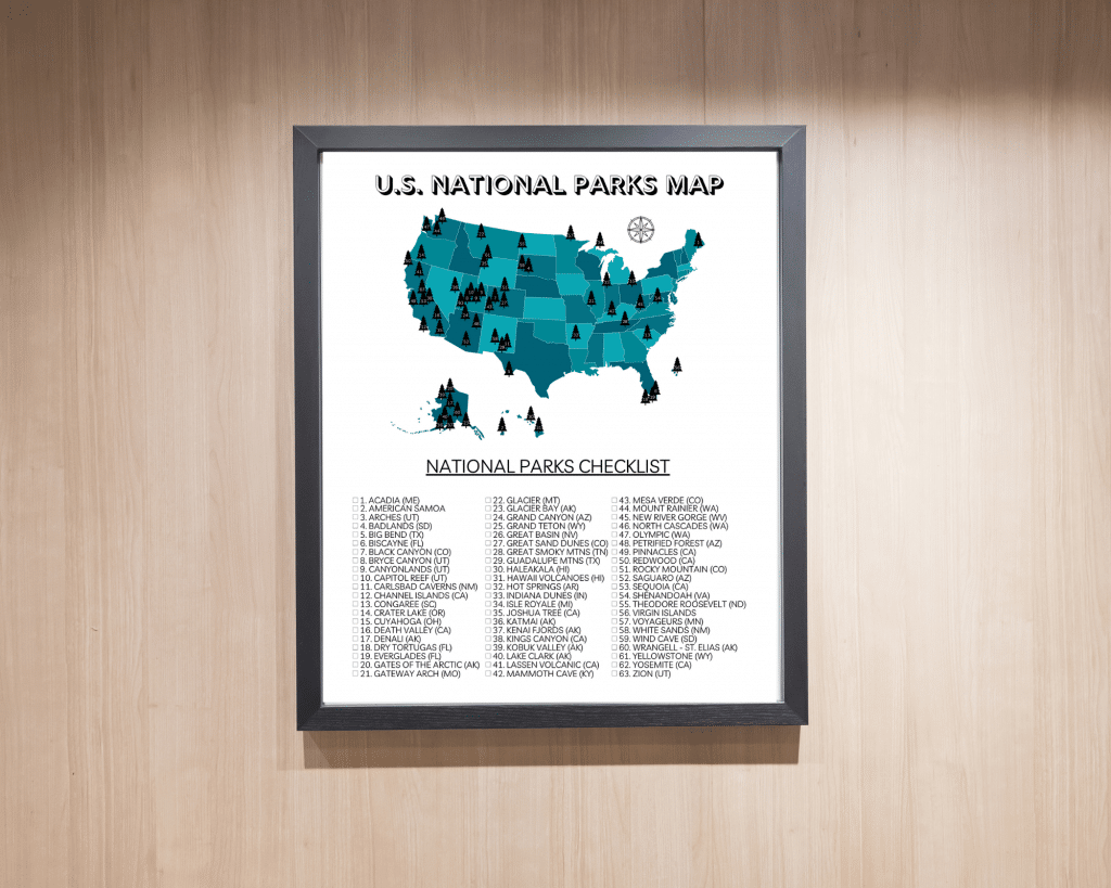 us national parks map