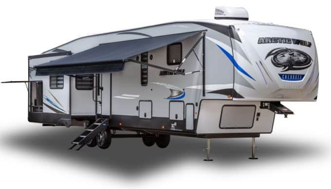 Arctic Wolf Fifth Wheel Bunkhouse Exterior