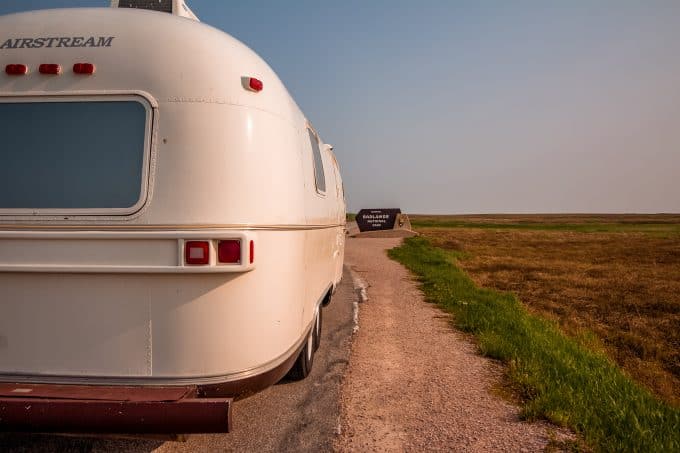 RVing in Badlands National Park