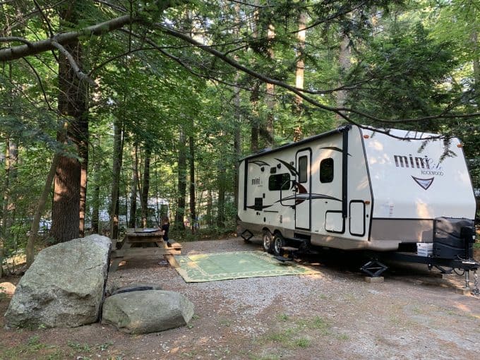 RV camping in Boston