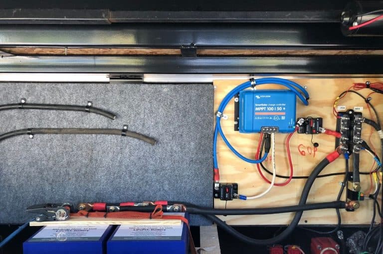 Battery setup inside RV