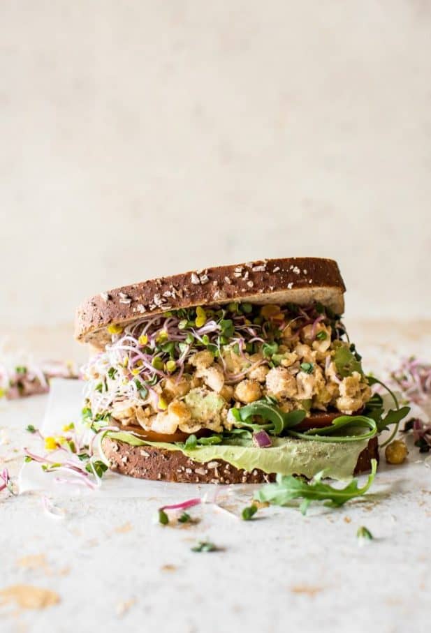 chickpea salad sandwich recipe