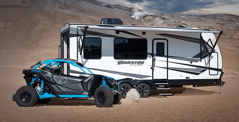 toy hauler travel trailer 2020