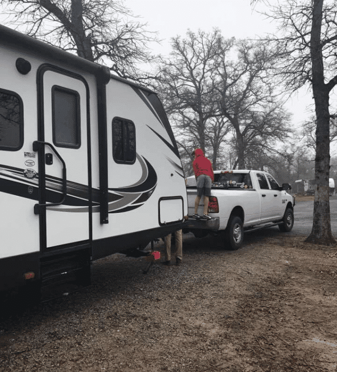 Travel trailer set up and tear down list