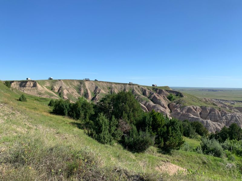 Boondocking in Badlands National Park