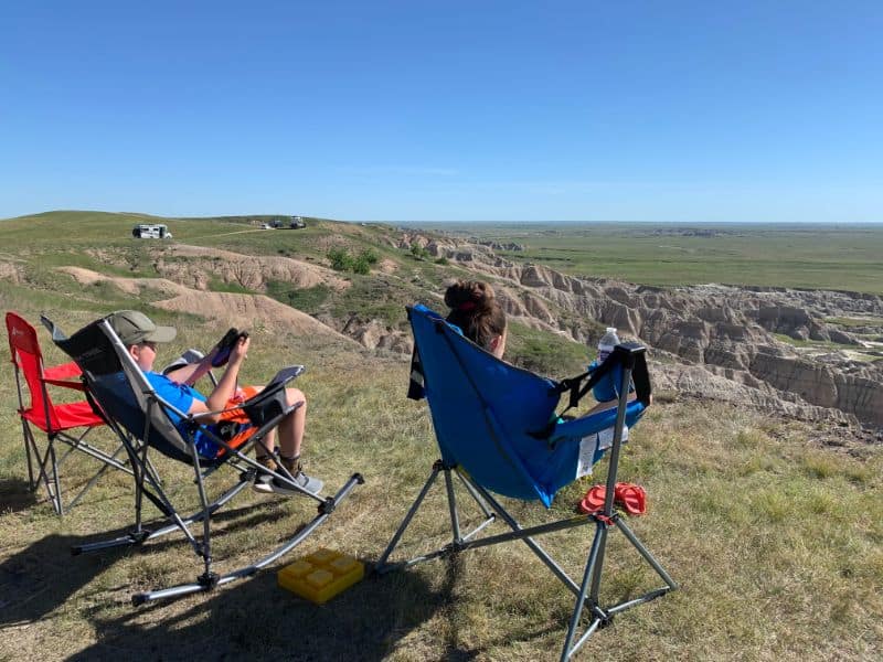 Camping in Badlands National Park