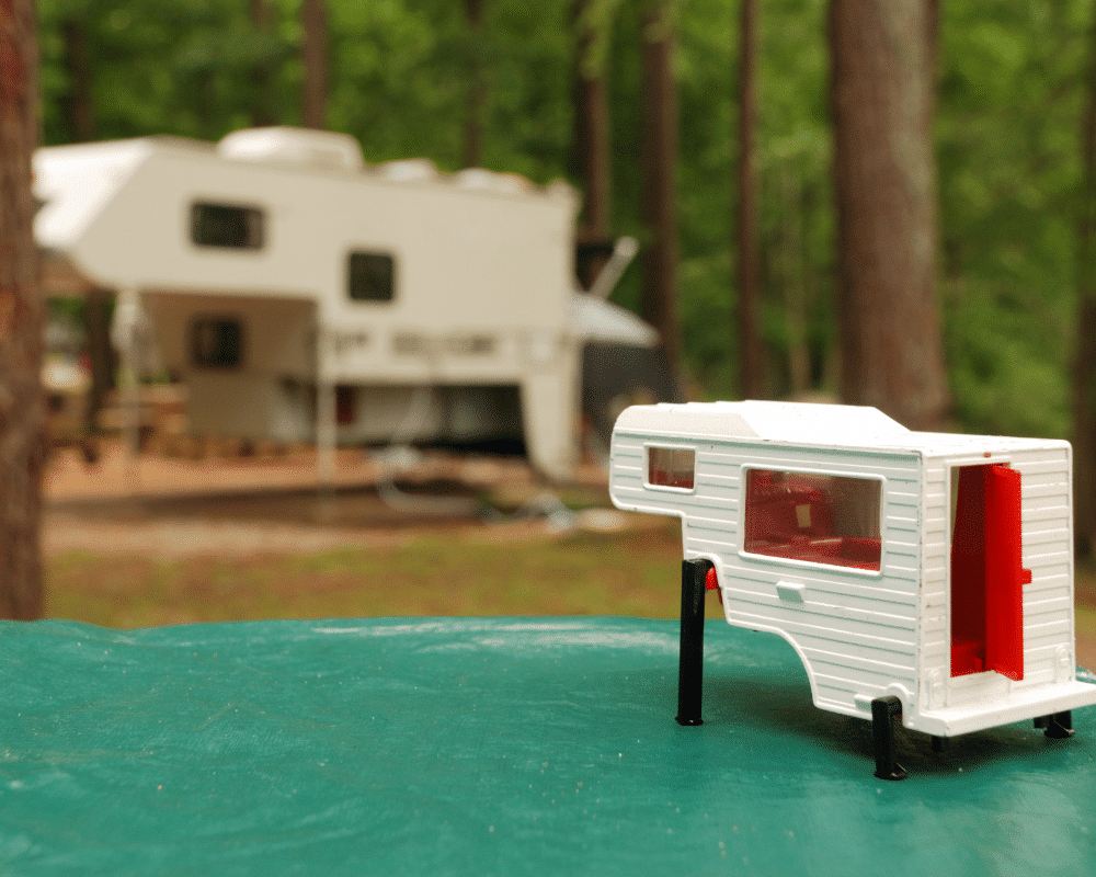 truck camper and toy truck camper