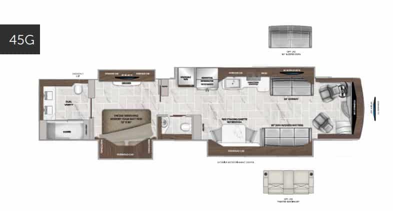 American Eagle 45G Floorplan