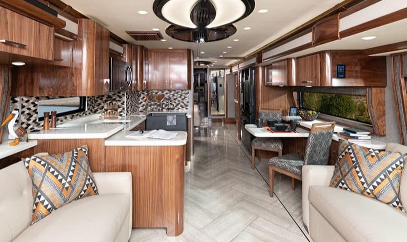 American Eagle RV Living Area