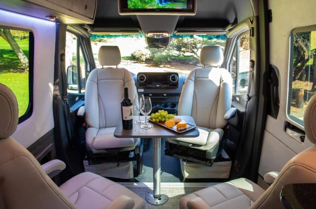 inside the Grech Strada luxury rv