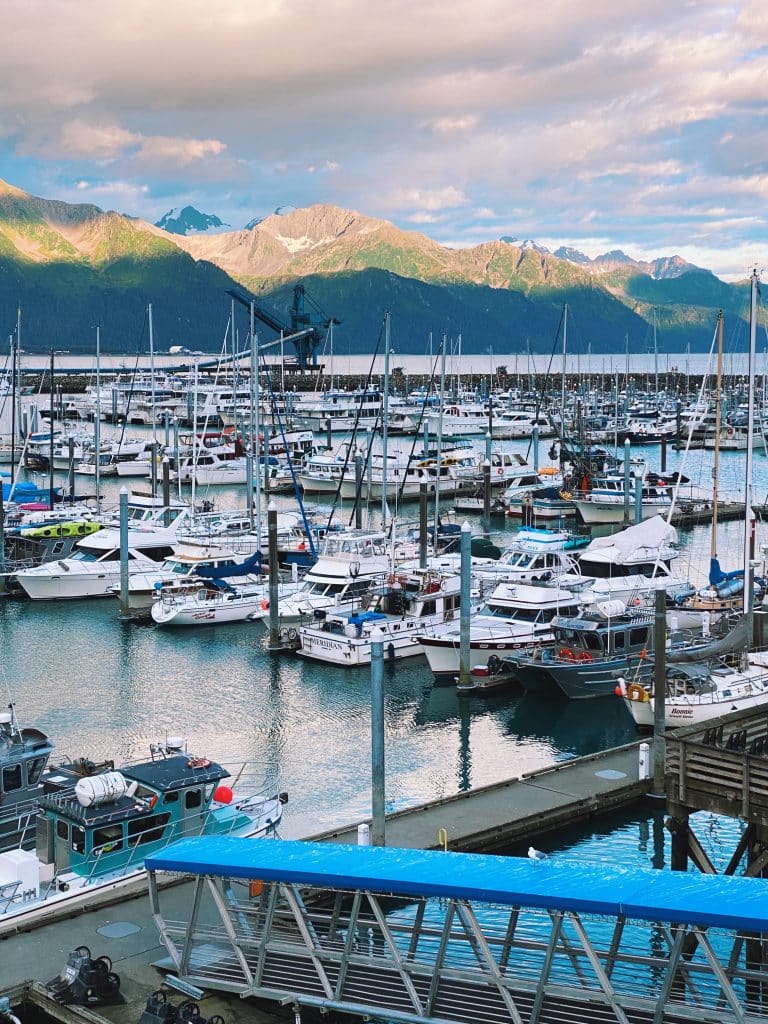 the harbor in seward alaska