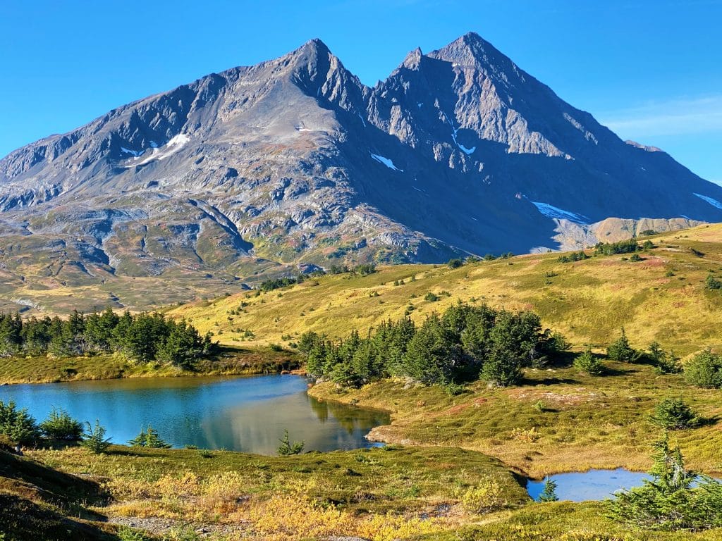 views from lost lake trail in seward ak