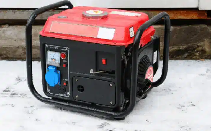 Generator used to power RV appliances