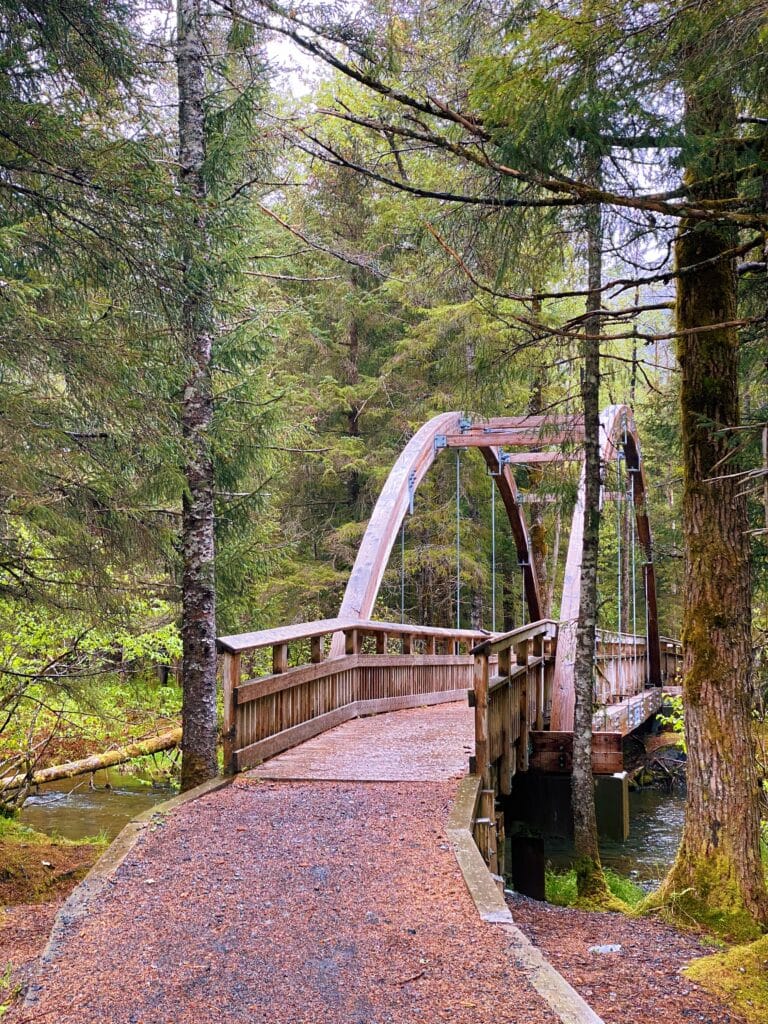 walking trails in the williwaw campground alaska