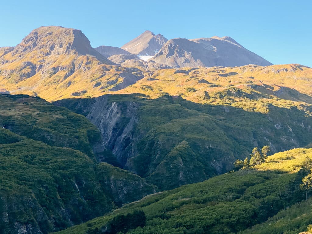 lost lake trail scenery alaska