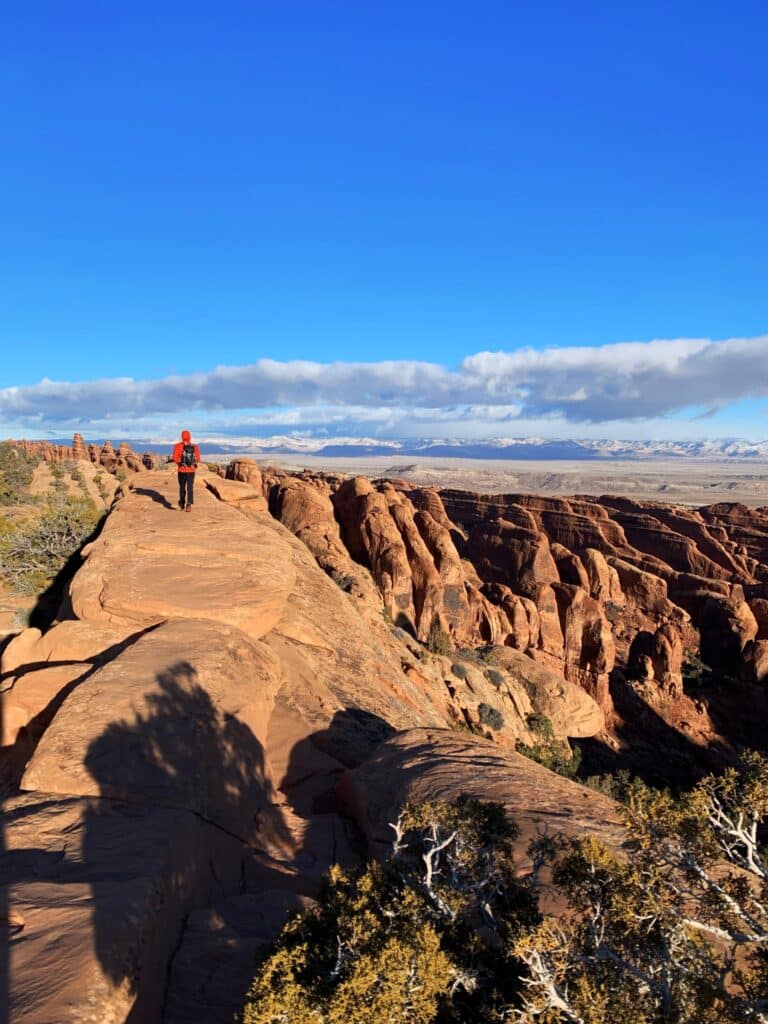 black arch in arches national park