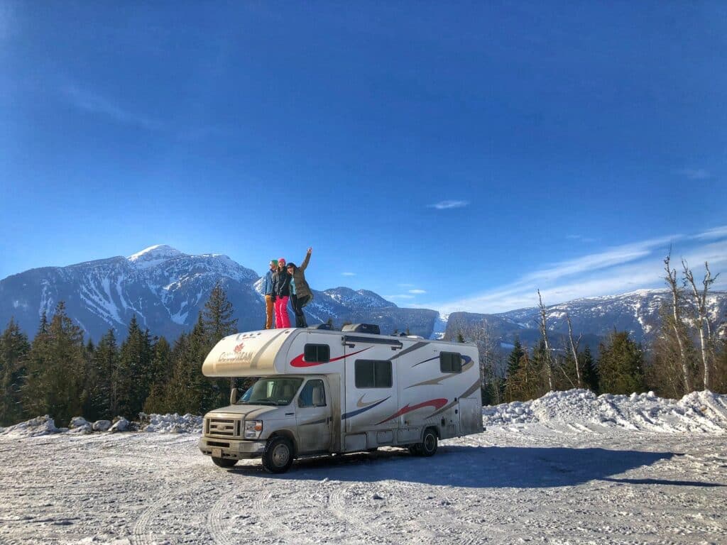 boondocking in a parking lot