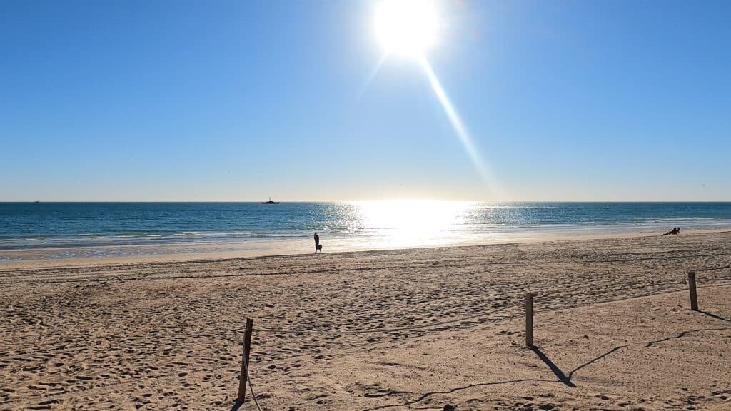 the beach in Mexico