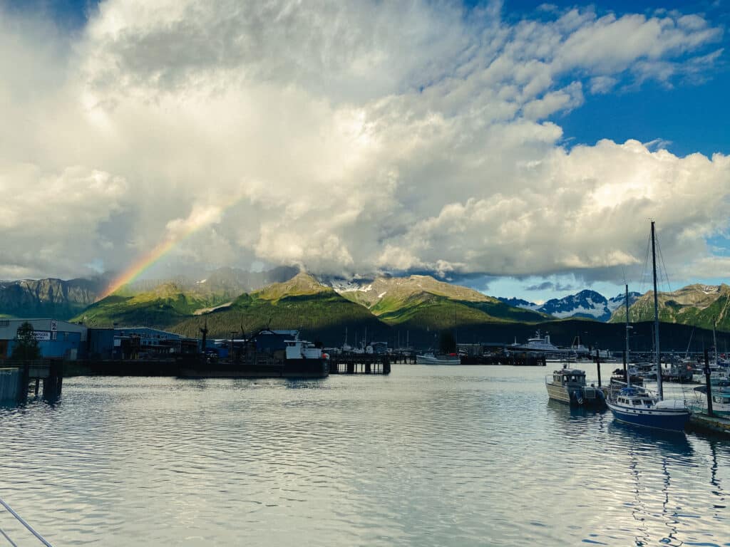 the bay in seward, alaska