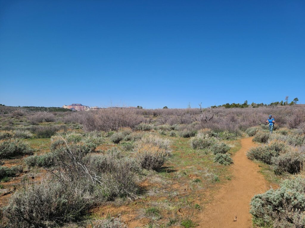 Hiking trail in Utah