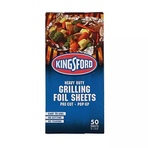 Heavy-Duty Pre-Cut Grilling Foil