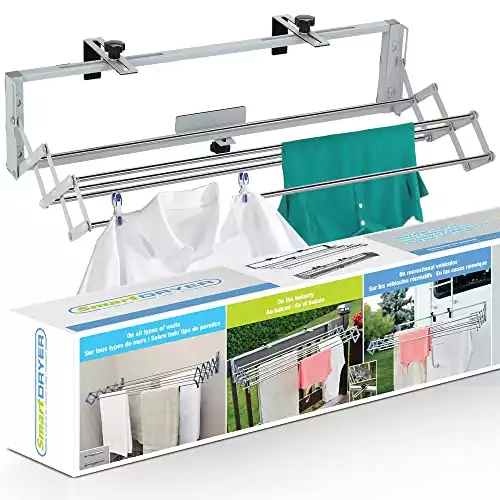 RV Ladder Clothes Rack