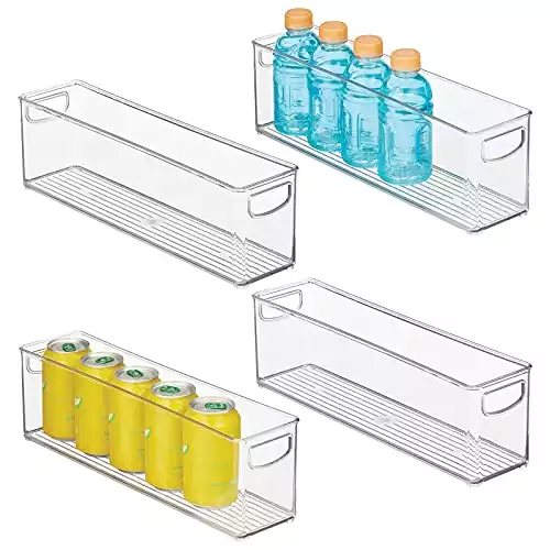 Stackable Clear Organizer Bins