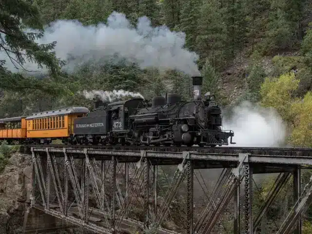 Durango & Silverton Narrow Gauge train in Durango, Colorado